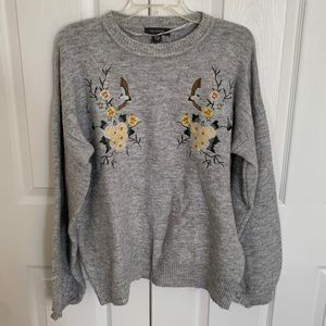 Embroidered sweater